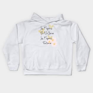 Shakira Las Mujeres Ya No Lloran, Las Mujeres Facturan Kids Hoodie